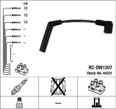 Tändkabel - Tändkabelsats NGK 44331