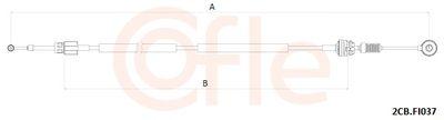 Kabel, manuell växellåda - Vajer, manuell transmission COFLE 92.2CB.FI037
