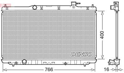 Kylare - Kylare, motorkylning DENSO DRM40038