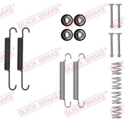 Handbroms delar - Tillbehörssats, bromsbackar, parkeringsbroms QUICK BRAKE 105-0893