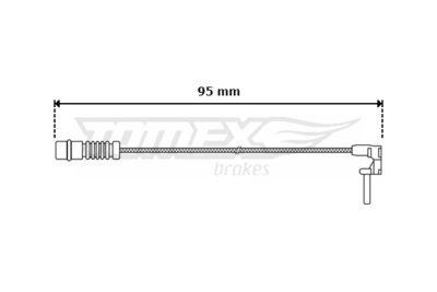 Slitageindikatorer för bromsbelägg - Varningssensor, bromsbeläggslitage TOMEX BRAKES TX 30-06