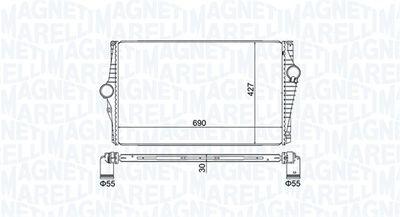 Intercooler - Laddluftkylare MAGNETI MARELLI 351319205220