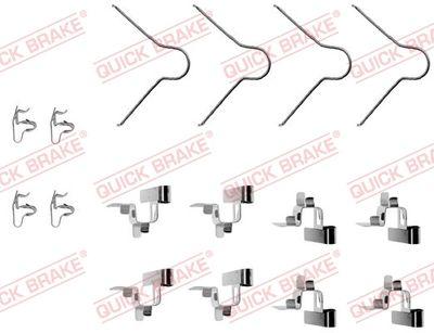 Bromssystem tillbehör - Tillbehörssats, skivbromsbelägg QUICK BRAKE 109-1030