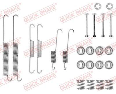 Bromstrummedelar - Tillbehörssats, bromsbackar QUICK BRAKE 105-0678