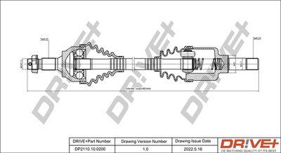 Drivaxel - Drivaxel DR!VE+ DP2110.10.0200