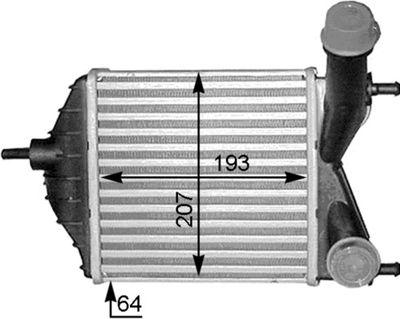 Intercooler - Laddluftkylare MAHLE CI 378 000S