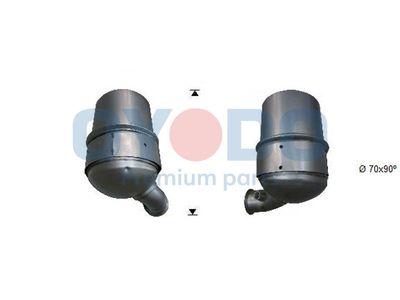 Dieselpartikelfilter - Sot-/partikelfilter, avgassystem OYODO 20N0002-OYO