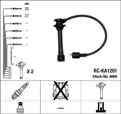 Tändkabel - Tändkabelsats NGK 4066