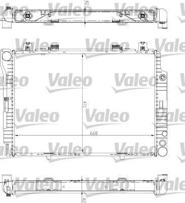 Kylare - Kylare, motorkylning VALEO 732447