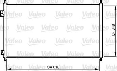 Kondensor - Kondensor, klimatanläggning VALEO 817780