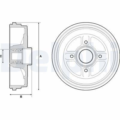 Bromstrummor - Bromstrumma DELPHI BFR496