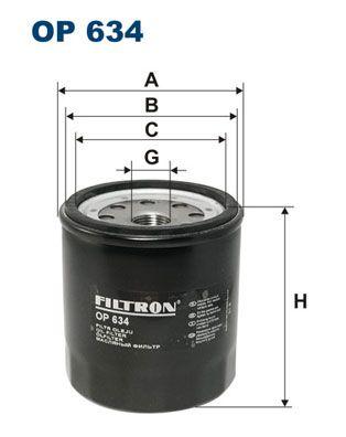 Oljefilter - Oljefilter FILTRON OP 634