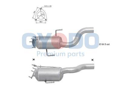 Dieselpartikelfilter - Sot-/partikelfilter, avgassystem OYODO 20N0040-OYO