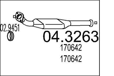 Katalysator - Katalysator MTS 04.3263