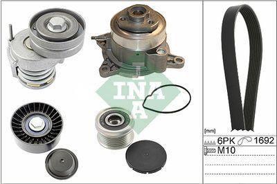 Vattenpump + serpentinremsats - Vattenpump + spårremssats INA 529 0039 30