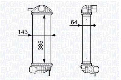 Intercooler - Laddluftkylare MAGNETI MARELLI 351319202940