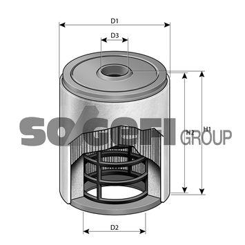 Luftfilter - Luftfilter PURFLUX A3055