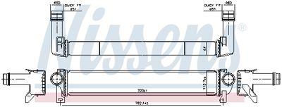 Intercooler - Laddluftkylare NISSENS 961599