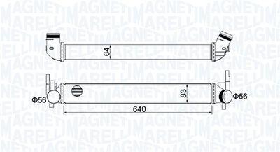 Intercooler - Laddluftkylare MAGNETI MARELLI 351319204410