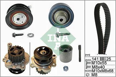 Vattenpump + kamremssats - Vattenpump + kuggremssats INA 530 0361 31