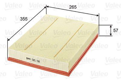 Luftfilter - Luftfilter VALEO 585198