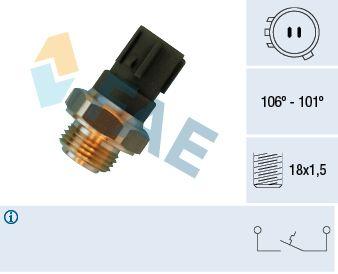 Temperaturfläkt, kylarradiatorfläkt - Termokontakt, kylarfläkt FAE 36460