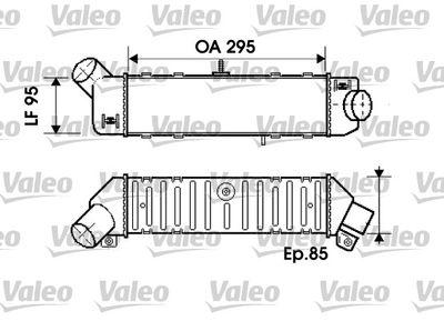 Intercooler - Laddluftkylare VALEO 817767