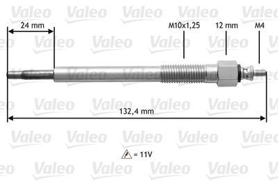 Glödstift - Glödstift VALEO 345163