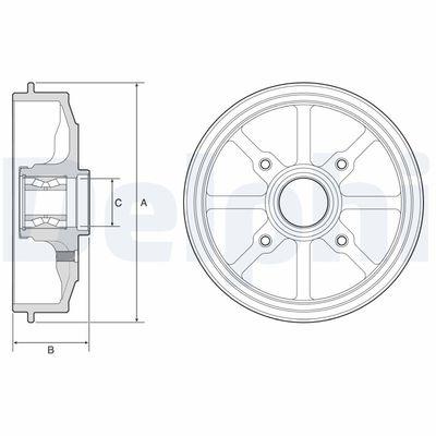 Bromstrummor - Bromstrumma DELPHI BFR484