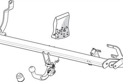 Dragkrokar och kablagekit - Släpfordonstillkoppling BRINK 446300