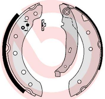 Bromsbackar - Bromsbackar, sats BREMBO S 61 520