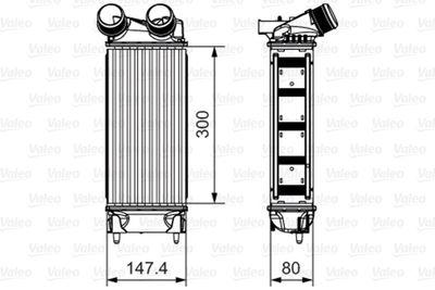 Intercooler - Laddluftkylare VALEO 818291