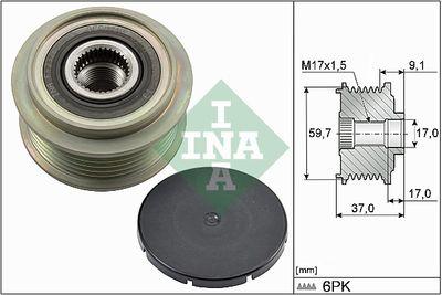 Frikopplingsnav - Frihjulskoppling, generator INA 535 0035 10