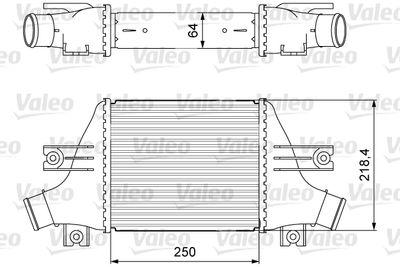 Intercooler - Laddluftkylare VALEO 818638