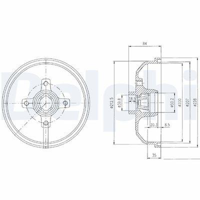 Bromstrummor - Bromstrumma DELPHI BF111