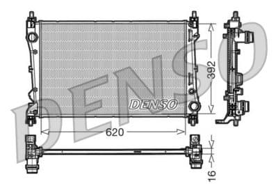 Kylare - Kylare, motorkylning DENSO DRM09113