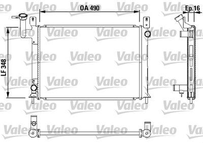 Kylare - Kylare, motorkylning VALEO 730406