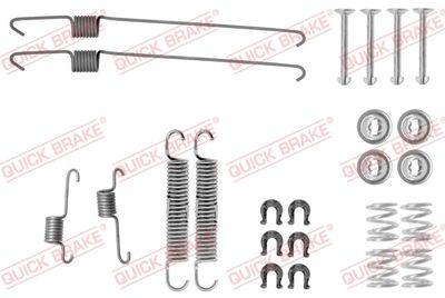 Bromstrummedelar - Tillbehörssats, bromsbackar QUICK BRAKE 105-0001