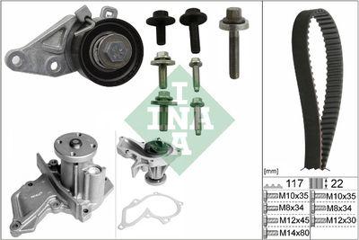 Vattenpump + kamremssats - Vattenpump + kuggremssats INA 530 0140 30