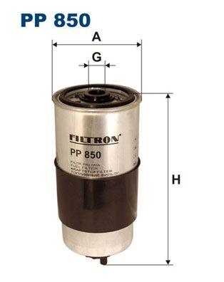 Bränslefilter - Bränslefilter FILTRON PP 850