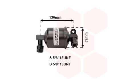 Torkfilter - Torkare,m klimatanläggning VAN WEZEL 4000D195