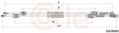 Kabel, manuell växellåda - Vajer, manuell transmission COFLE 92.2CB.RE003