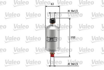 Bränslefilter - Bränslefilter VALEO 587210