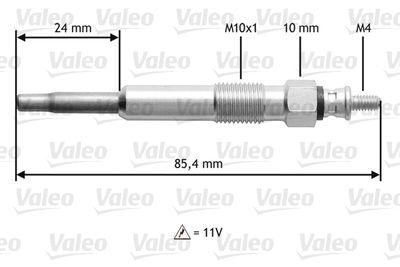 Glödstift - Glödstift VALEO 345105