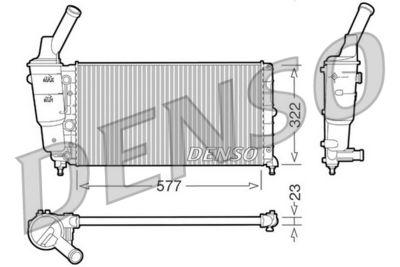 Kylare - Kylare, motorkylning DENSO DRM13006