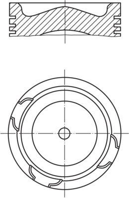 Kolv - Kolv MAHLE 213 69 00