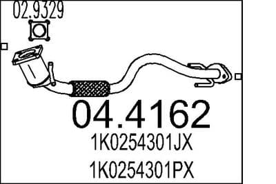 Katalysator - Katalysator MTS 04.4162