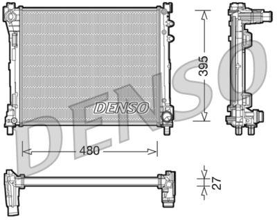 Kylare - Kylare, motorkylning DENSO DRM13014