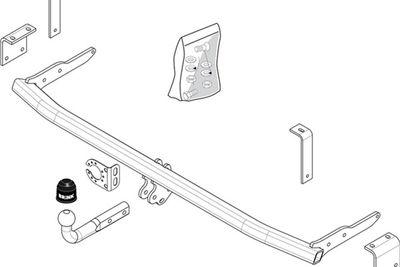 Dragkrokar och kablagekit - Släpfordonstillkoppling BRINK 445700