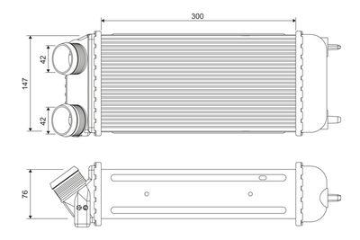 Intercooler - Laddluftkylare VALEO 818822